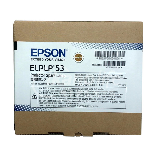 EPSON-原廠原封包廠投影機燈泡ELPLP53 / 適用機型EB-1915
